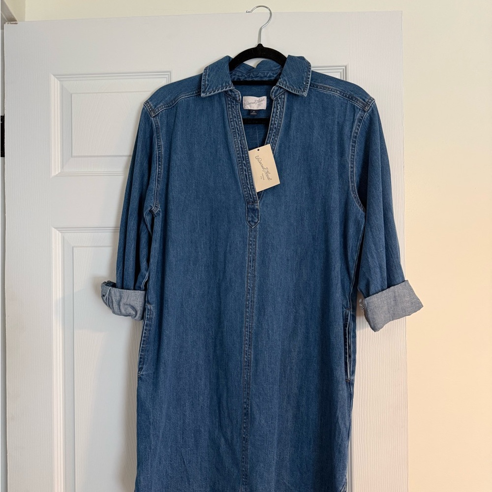 Universal Thread Blue Denim Dress Jacket - Picture 2 of 8